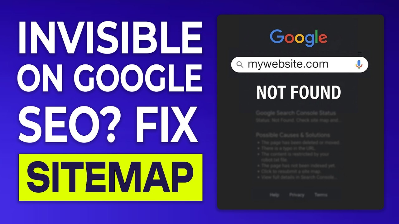 Your Website Is Invisible On Google SEO In 2026? Fix Your Sitemap!
