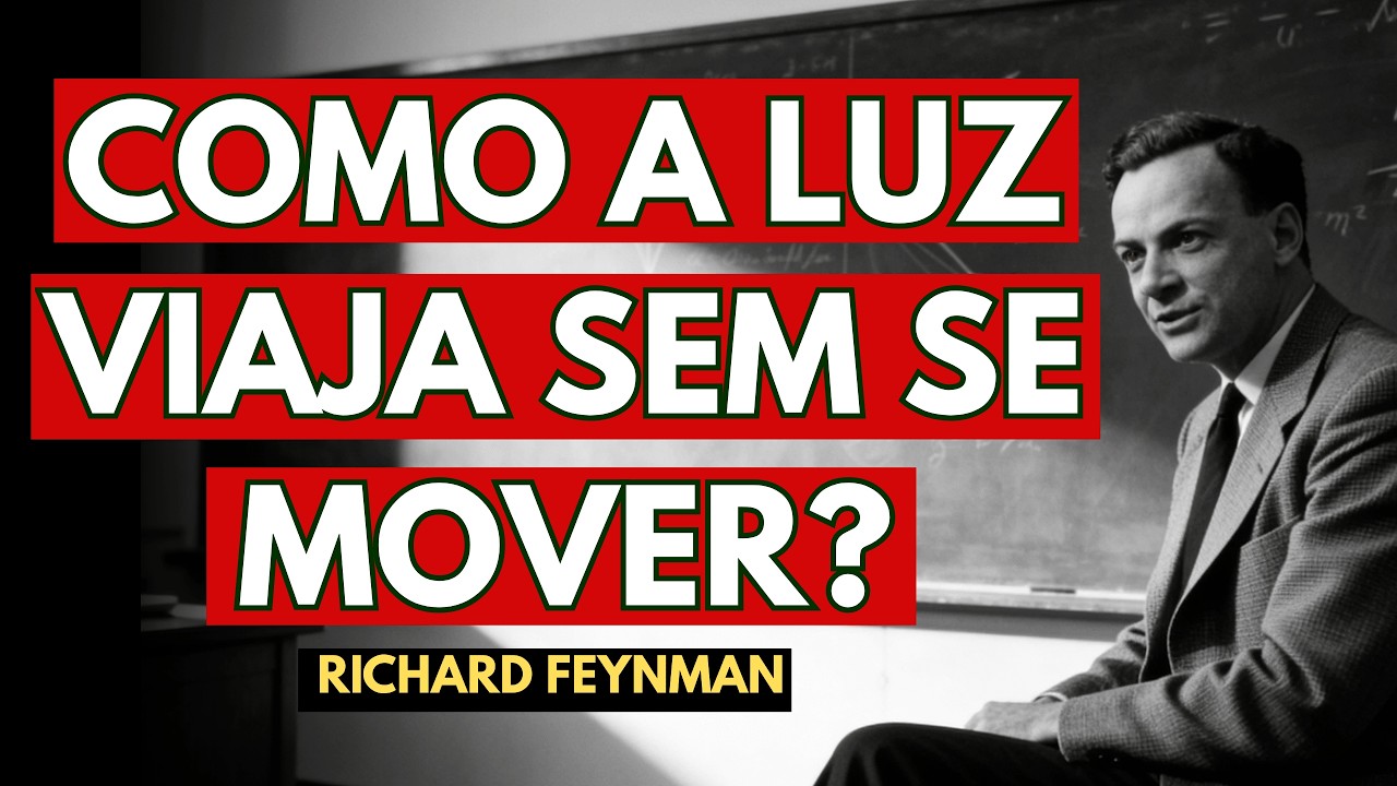 Como a Luz Viaja Se NADA Se Move? Feynman Descobriu a Resposta INQUETANTE
