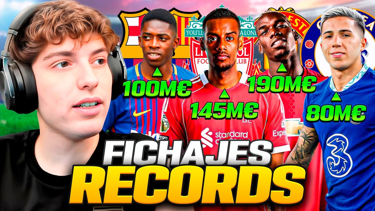 EL FICHAJE MAS CARO DE CADA EQUIPO (2026) - MANCHESTER UNITED, BARCELONA, CHELSEA...