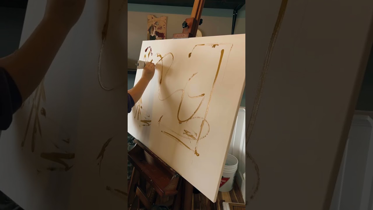 Work in progress | Commissioned artwork | Mixed media on canvas