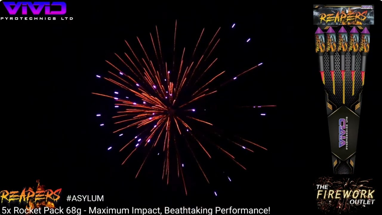 Reapers Rockets by Vivid Pyrotechnics from The Firework Outlet
