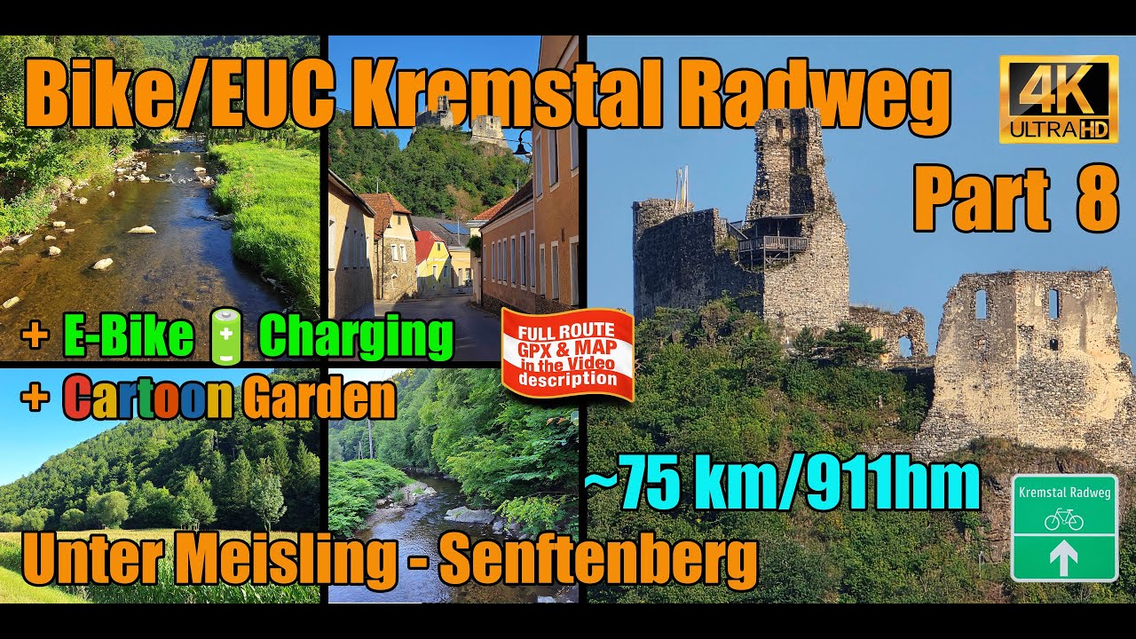 Official 🇦🇹 Bicycle/EUC Kremstal Radweg | Part 8 | 4K