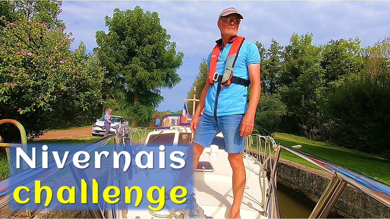 CRUISING French canals is relaxing? NIVERNAIS canal bridge will CLOSE, can we get through?