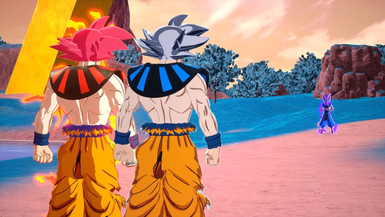 Goku God Variations Vs Lord Beerus! Dragon Ball Sparking Zero