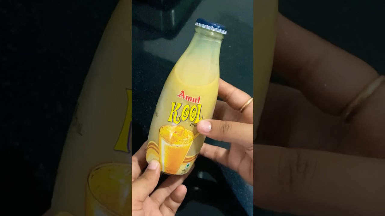 Amul Kool | Premium kesar | #amul #amulkool #youtubeshorts #drinks #shortsfeed #shortsviral