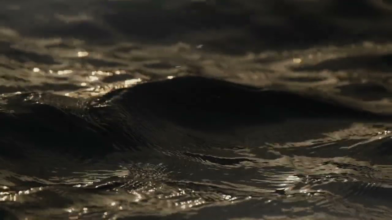 Let The Waves Sing You To Sleep,Deep Ocean Sounds🌊Black Screen Night Waves,Play relaxing piano music