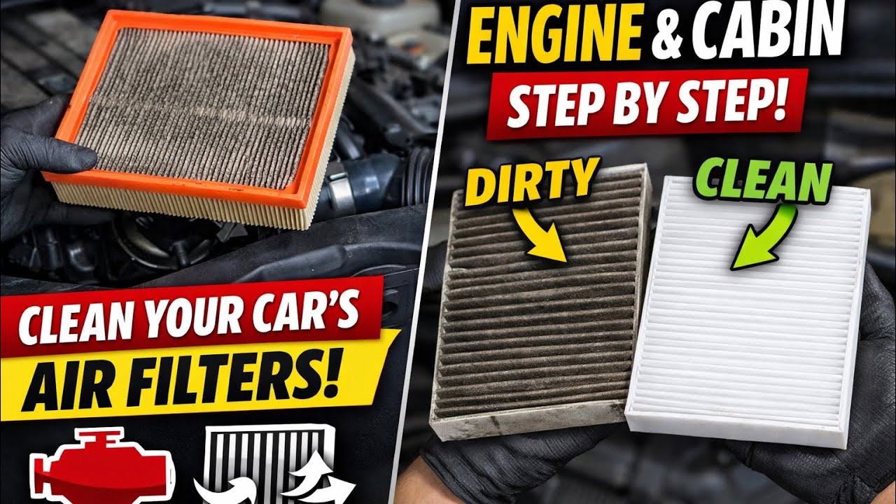 How to Clean Your Car’s Engine & Cabin Air Filters (Step-by-Step)
