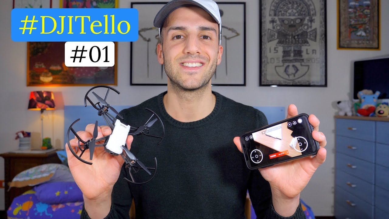 DJI Tello! PRIMO VOLO & PRIMO CRASH TEST!