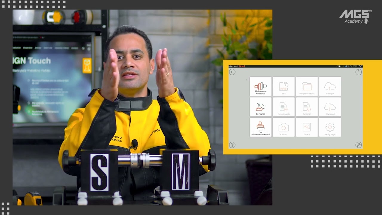 Como utilizar o SHAFTALIGN® touch ? - part 1