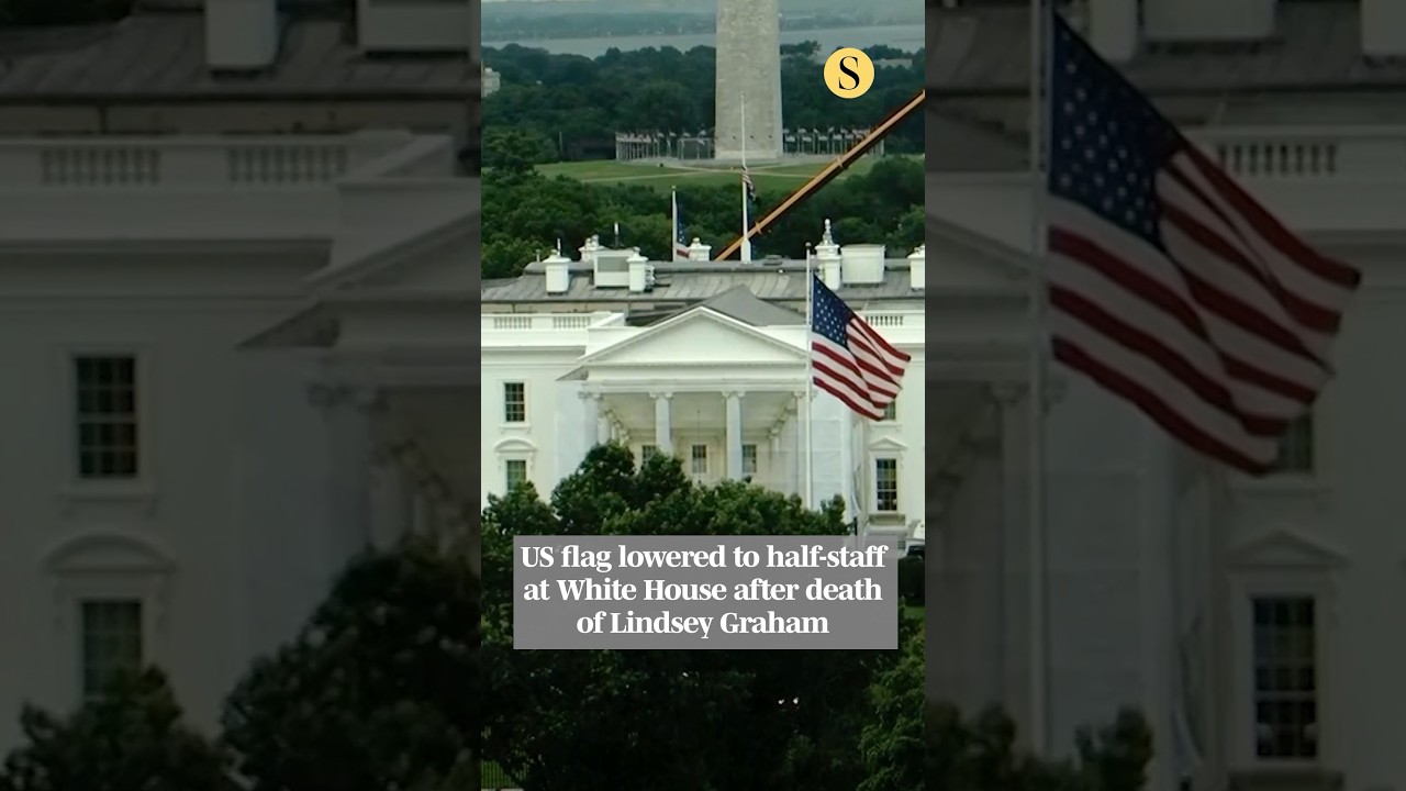 US flag lowered to half-staff at White House after death of Lindsey Graham