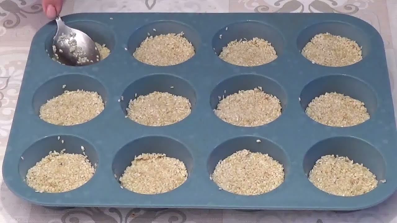 Ciasteczka sezamowe, coś do chrupania. Bezglutenowe ciasteczka.