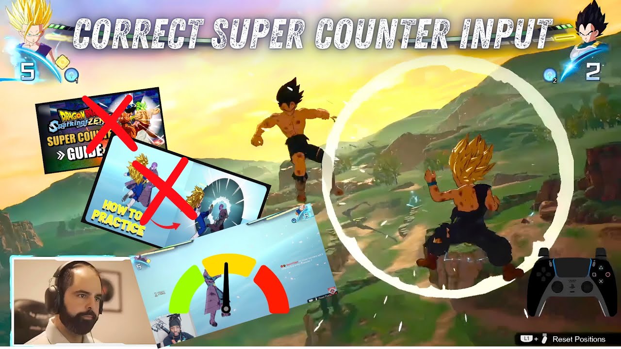 clear explanation of CORRECT Super Counter input - Dragon Ball Sparking Zero