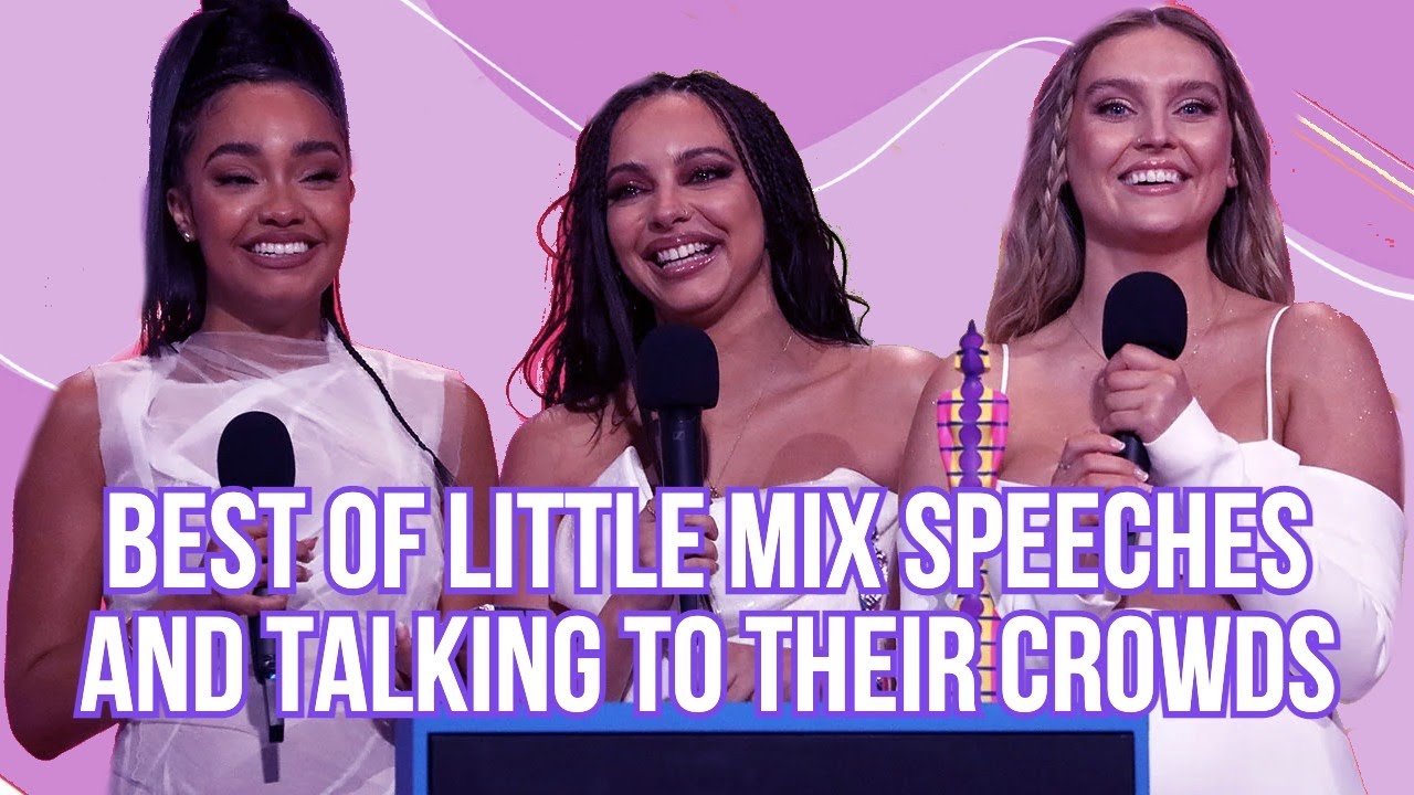 Best of Little Mix speeches and talking to their crowds