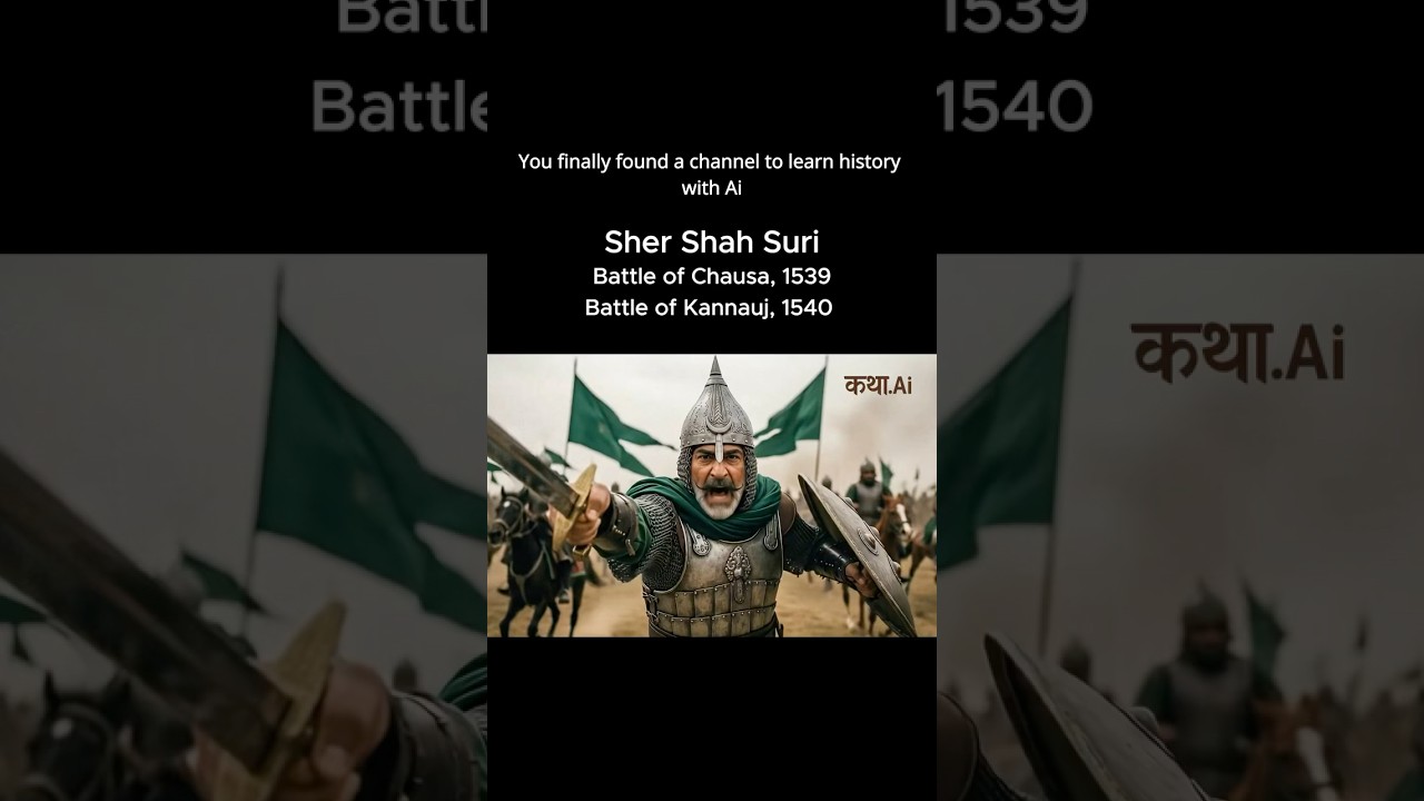 Sher Shah Suri (1486 CE - 1545 CE) #youtubeshorts