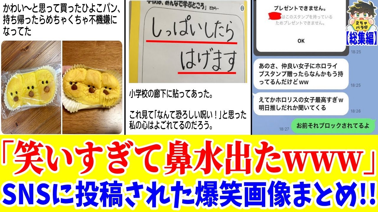 【総集編】ガチでヤバすぎる爆笑ネタ３５連発がツッコミどころ満載すぎたwww笑ったら寝ろwww【ゆっくり】