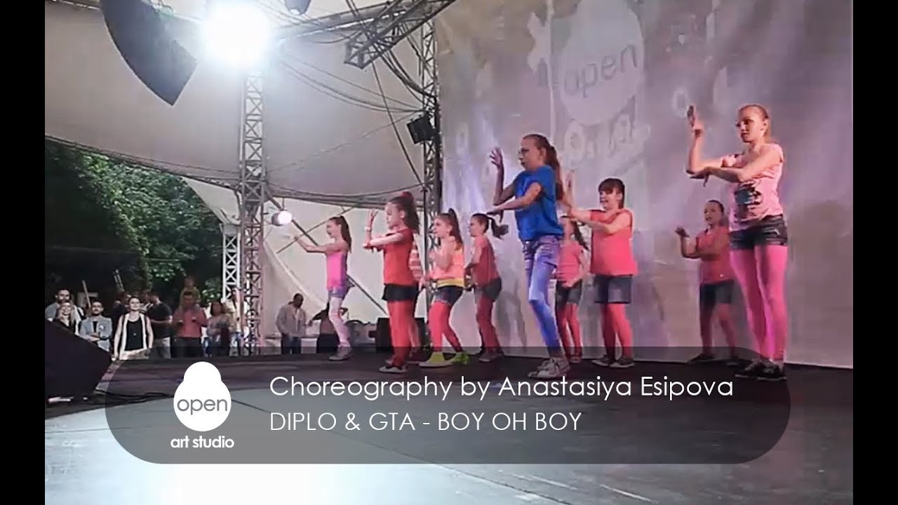 Diplo & Gta - Boy Oh Boy | hip-hop kids dance by Anastasiya Esipova | Open Art Studio