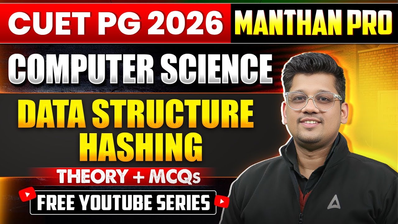 Data Structure Hashing | CUET PG 2026 Computer Science |