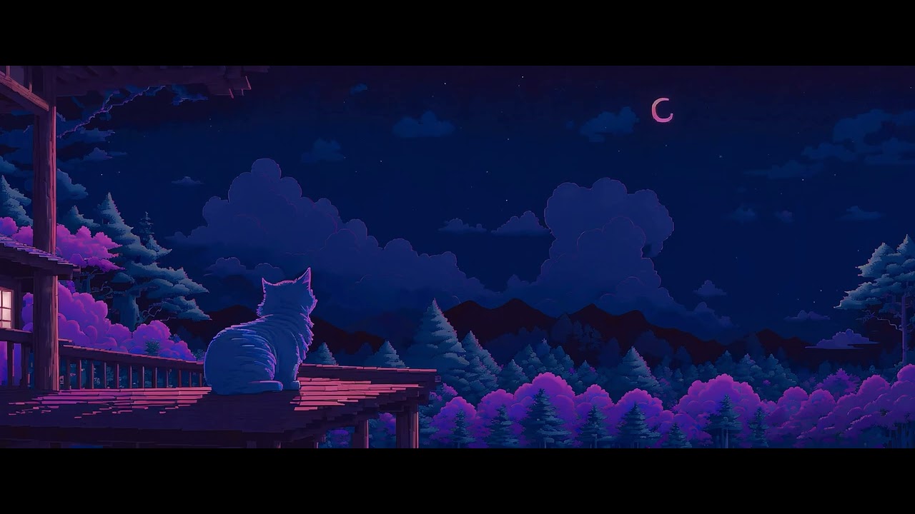 Summer Night: Dreaming with LoFi Music: Relax and Let Your Mind Wander | 4k Ultrawide