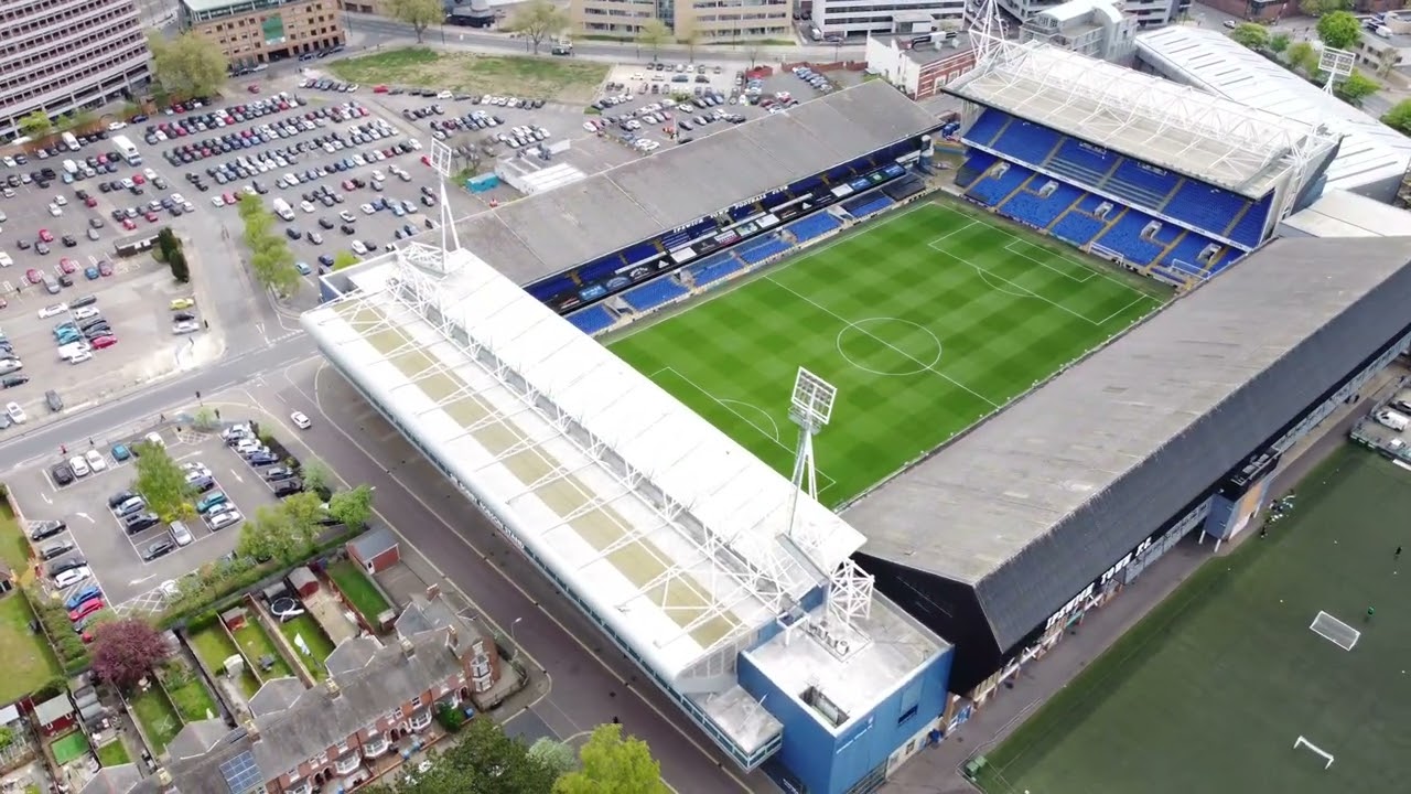 Ipswich Town Portman Road by Drone 4K