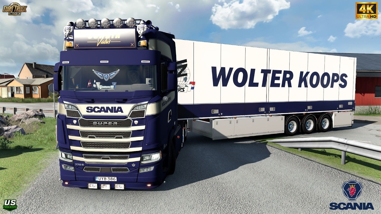 ETS2 | Realistic Driving | Scania NextGen R660 DC16 V8 | POV 4K | #ets2 1.57