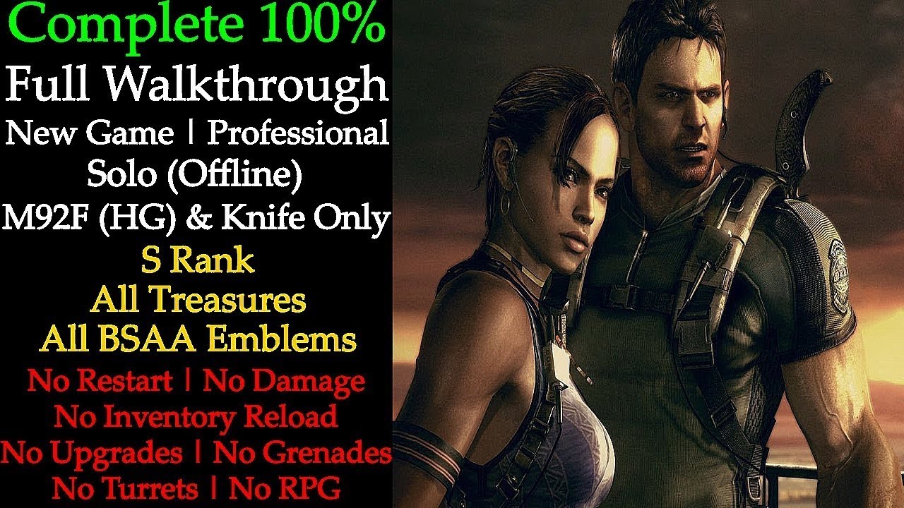 Resident Evil 5 (PS3) - Complete 100% Walkthrough