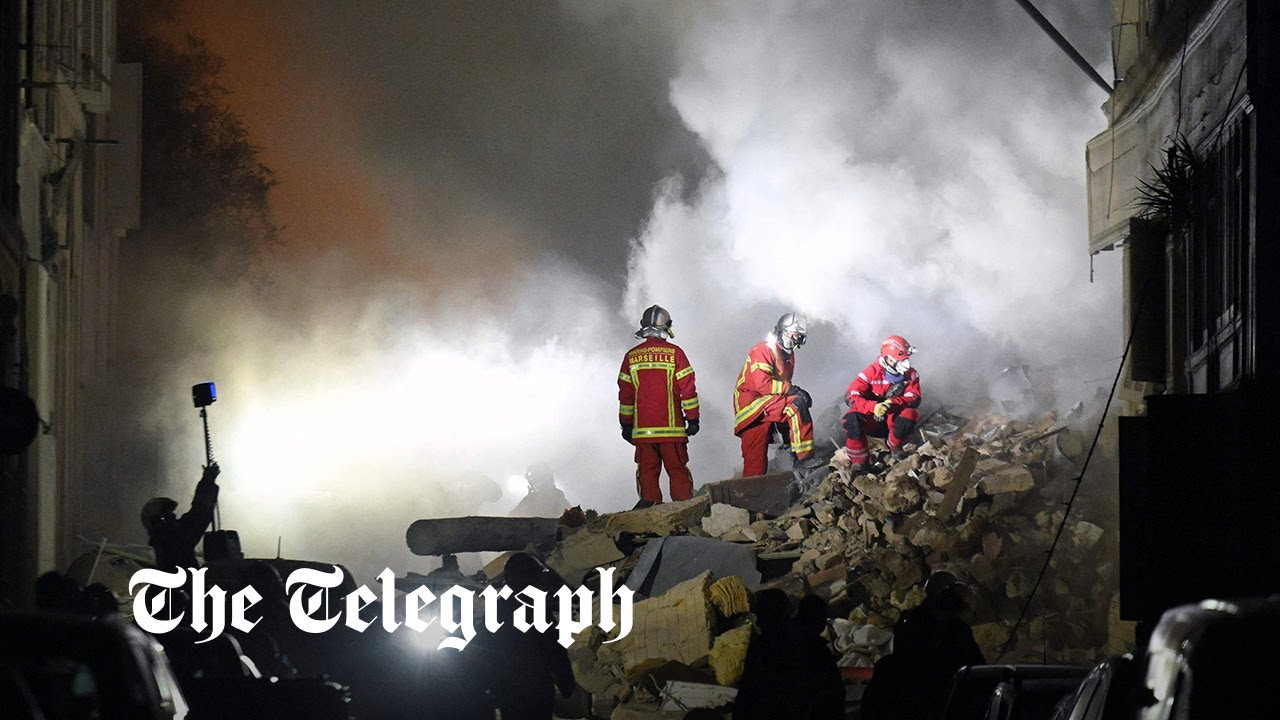 Ten feared trapped under rubble in Marseille building collapse