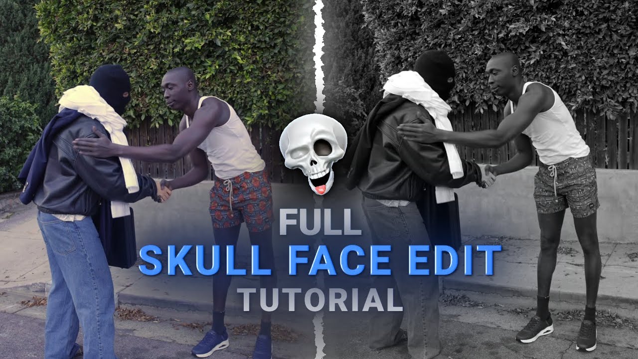 How To Make Skull Face Edit On Alight motion
