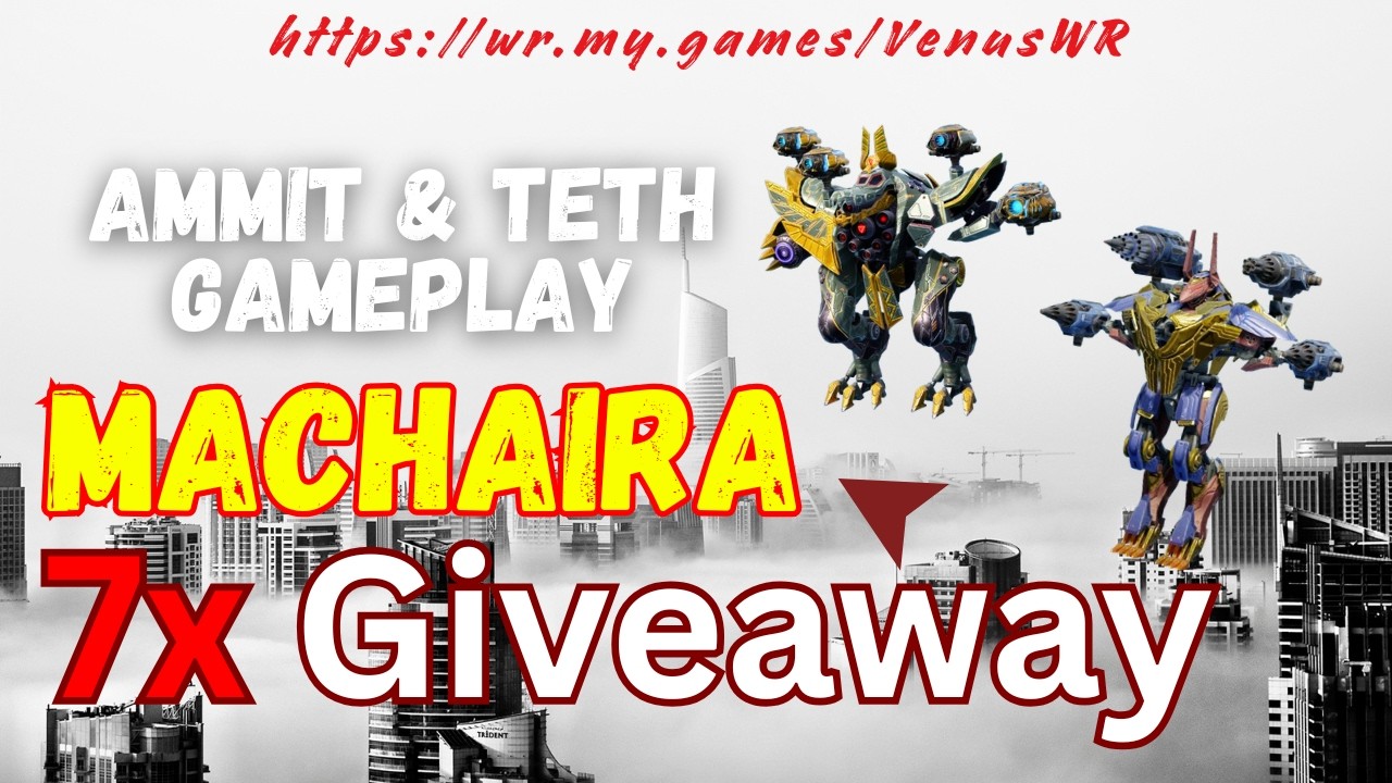 The Giveaway & Immortal Ammit Gameplay in War Robots #WRWinMachaira