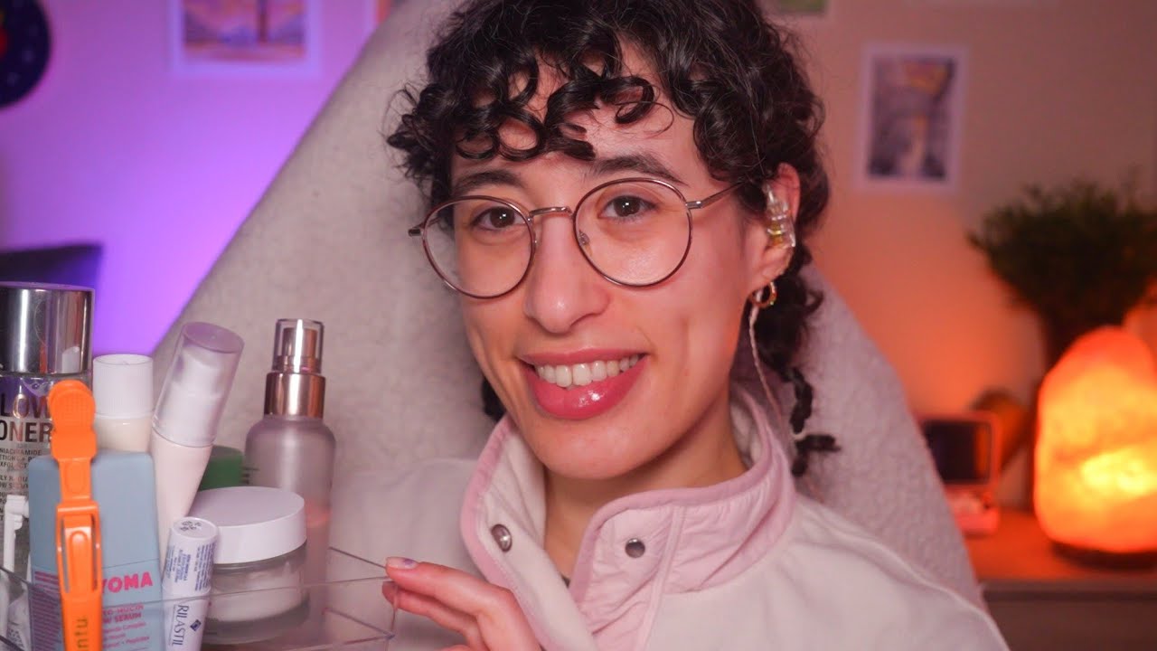 ✨ ASMR GRWM Rutina de skincare nocturna ✨ ASMR en Español