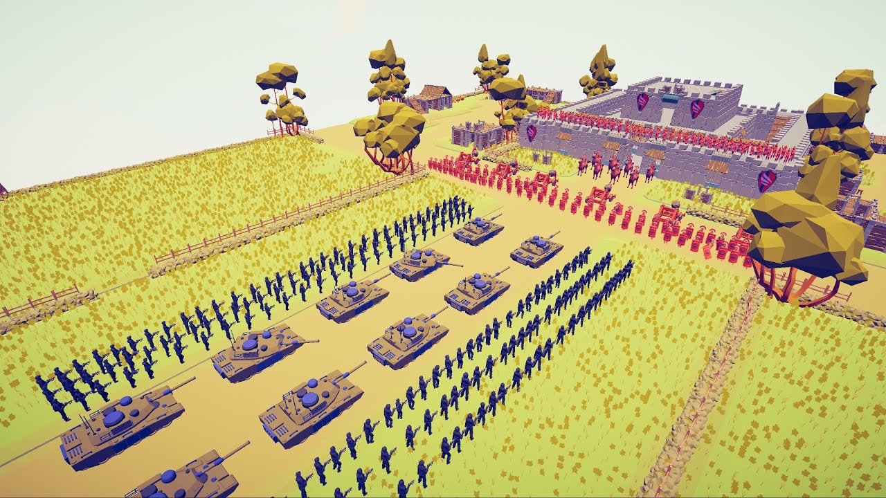 CAN 150x SWAT CAPTURE ROMAN CASTLE? - Totally Accurate Battle Simulator TABS