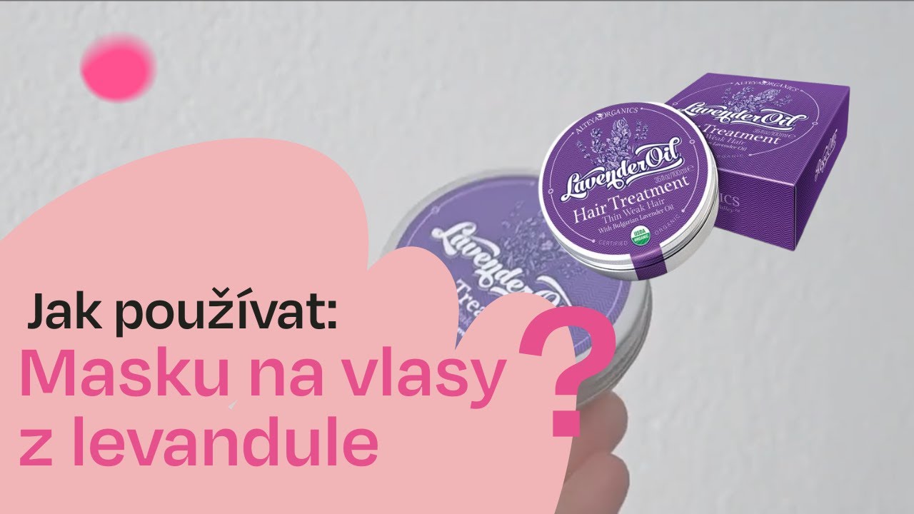 Maska na vlasy z levandule Alteya Organics