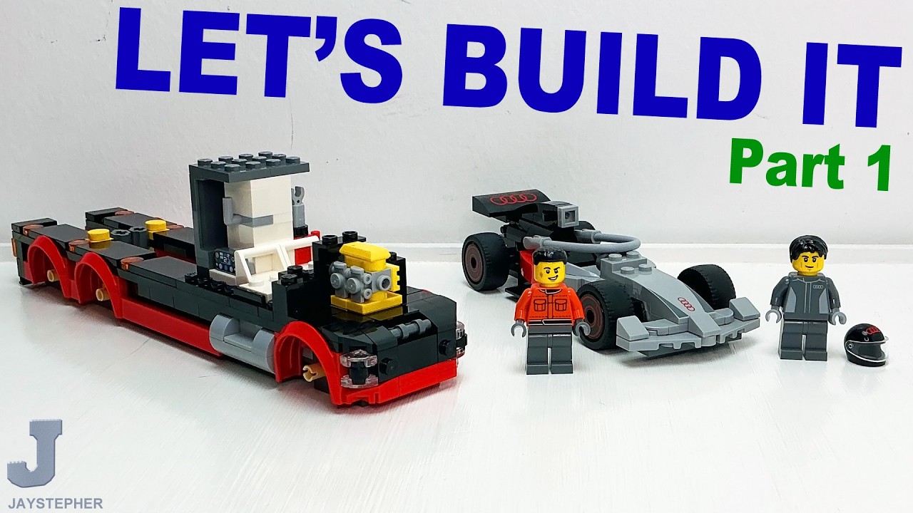 Набор LEGO City 2026 Formula 1: Грузовик с гоночным автомобилем Audi F1 (номер 60493). Распаковка...