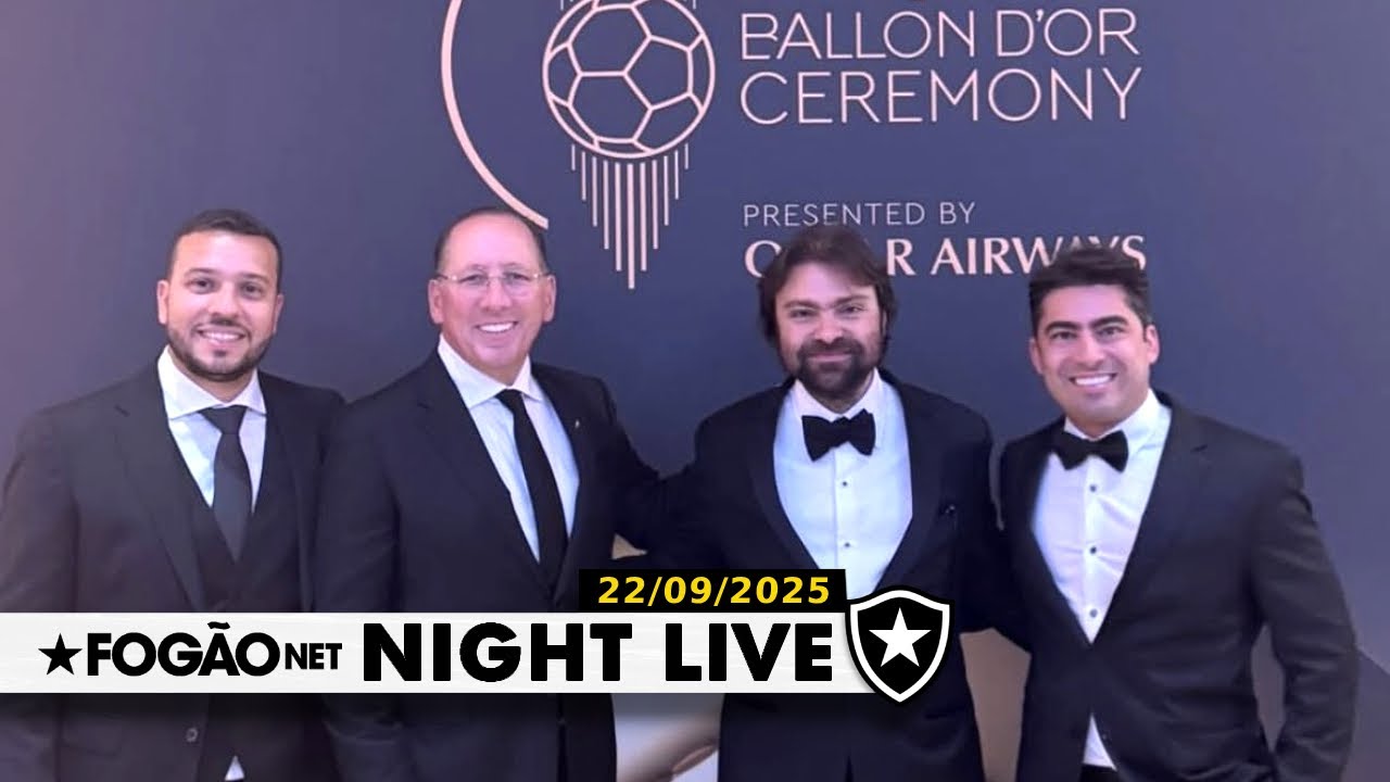 NIGHT LIVE: SEM A BOLA DE OURO EM PARIS, BOTAFOGO PODE TER REFOR&Ccedil;OS INTERNOS CONTRA O GR&Ecirc;MIO