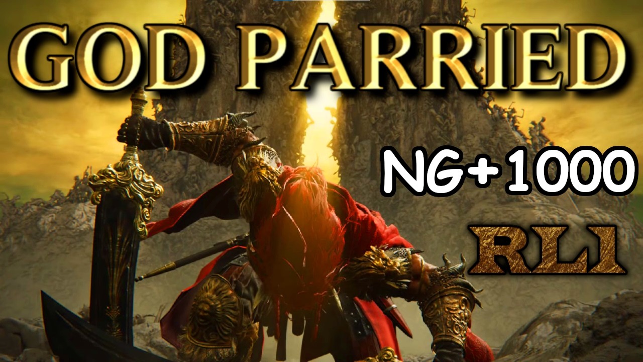 Pre-Nerf Consort Radahn NG+1000 at RL1 -[Uncapped NG+] GOD Parry | Elden Ring DLC level 1+0 no scadu