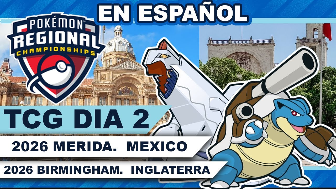 DIA 2 REGIONAL MERIDA POKEMON TCG 2026 en ESPAÑOL + REGIONAL BIRMINGHAM
