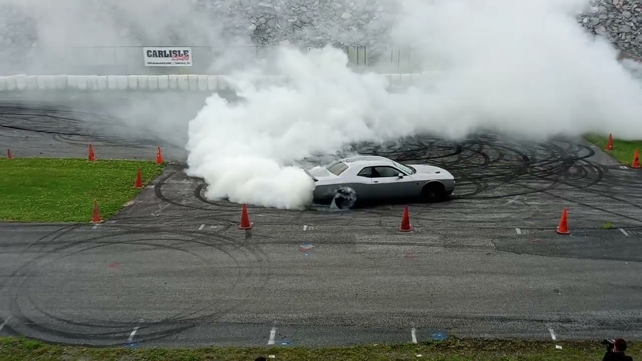 Carlisle Chrysler Nationals 2023 rolling burn out & donuts