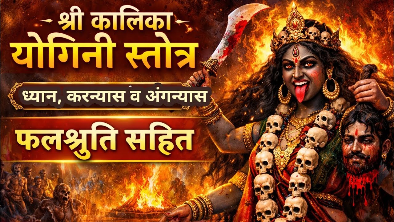 श्री कालिका योगिनी स्तोत्रम् | ध्यान, न्यास, अंगन्यास व फलश्रुति सहित | सर्वसिद्धि प्रदायक स्तोत्रम्