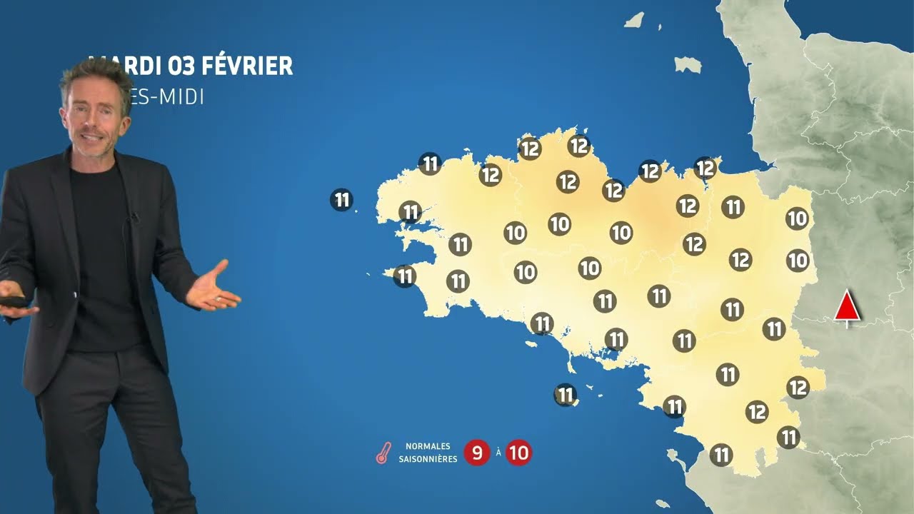 Bulletin météo pour le mardi 3 février 2026