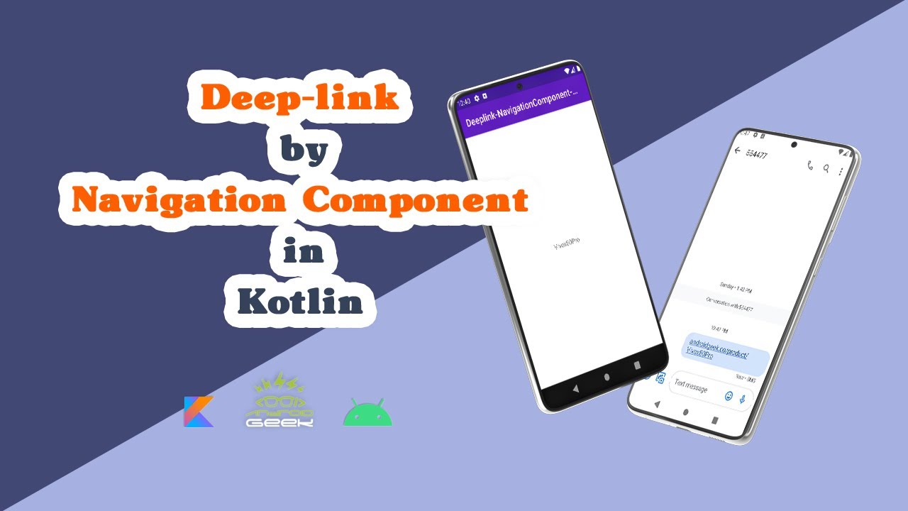 Create deep link via Navigation Component in Kotlin