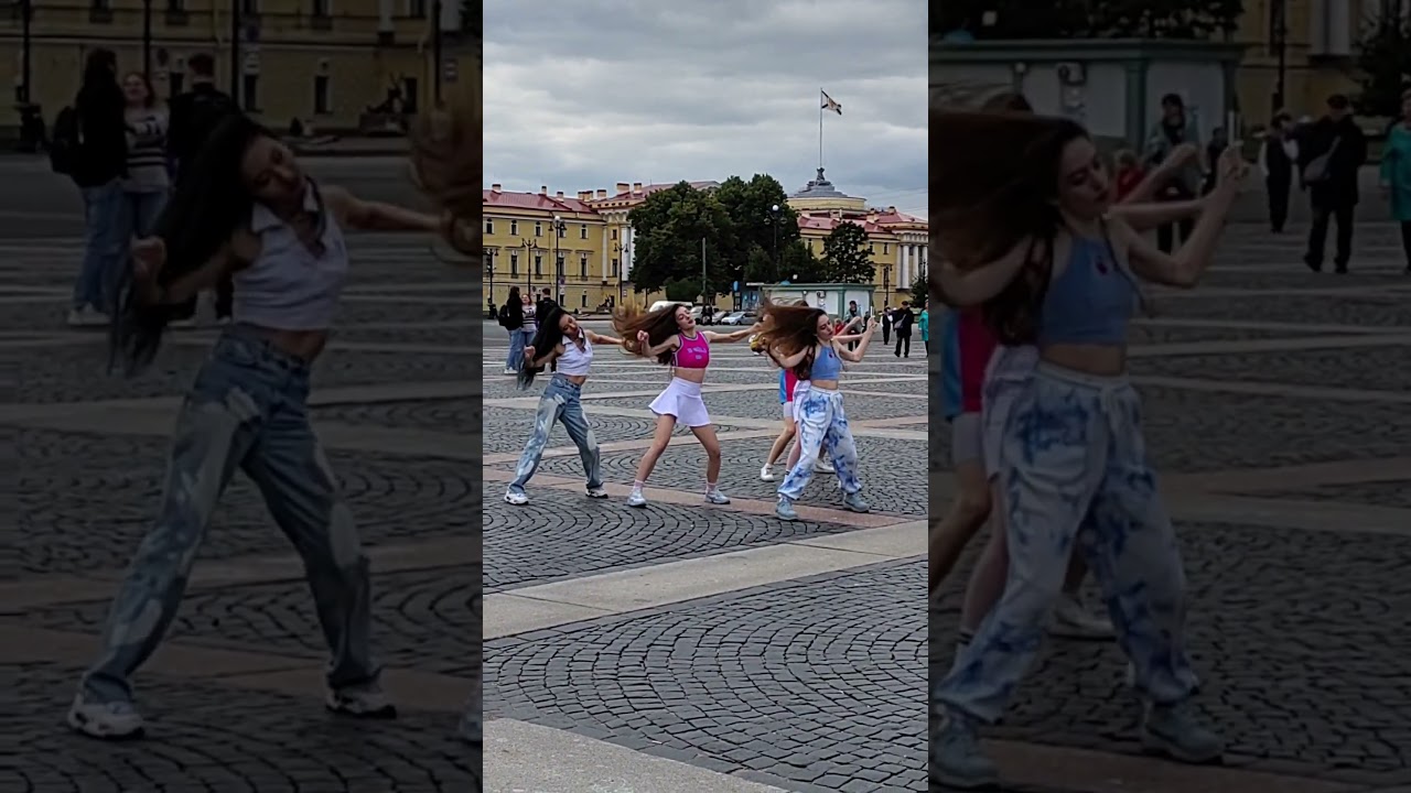 Найди блондинку 😁 #питер #танцы #dance #ladies #девушка #осень #облака #vibe #glamour #гламур