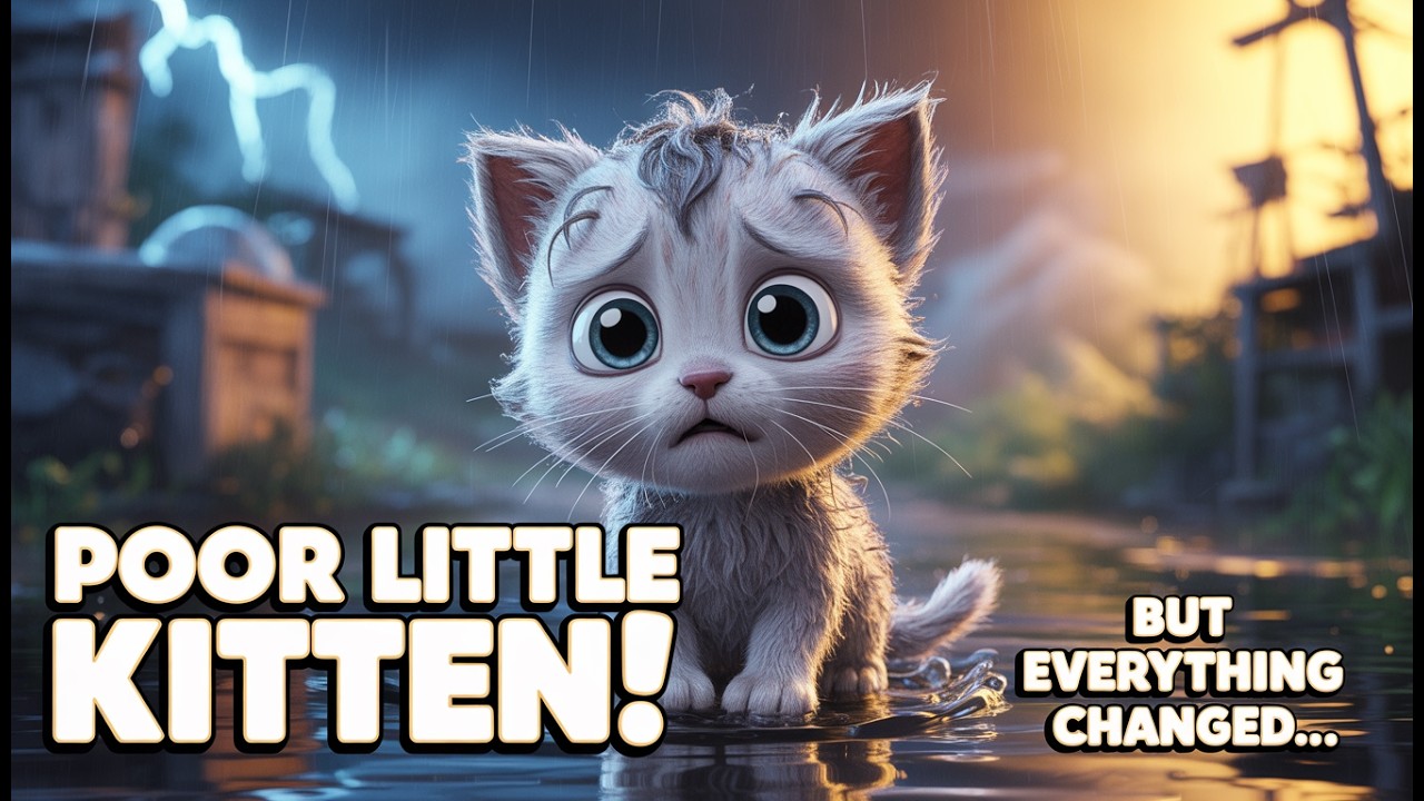 The Poor Little Kitten | Sad Story With Happy Ending