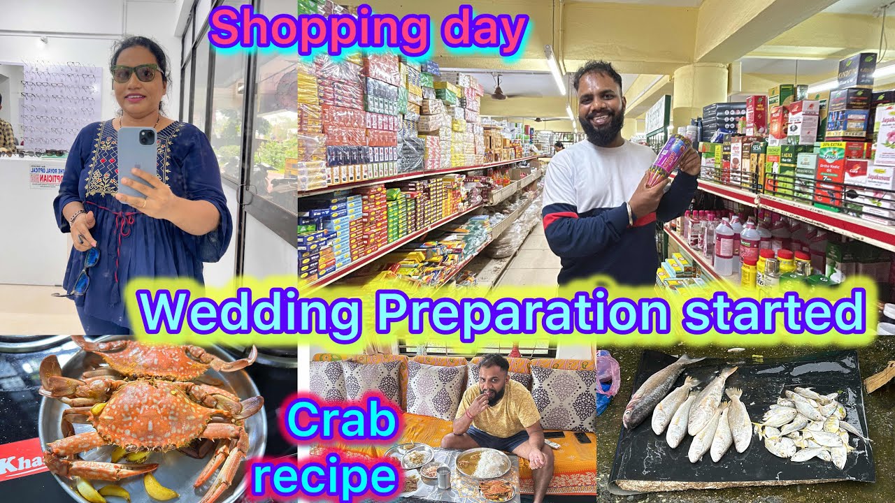 Wedding preparation Started😍|full on shopping day|surprise wedding Gift 🎁|Grocery Shopping|