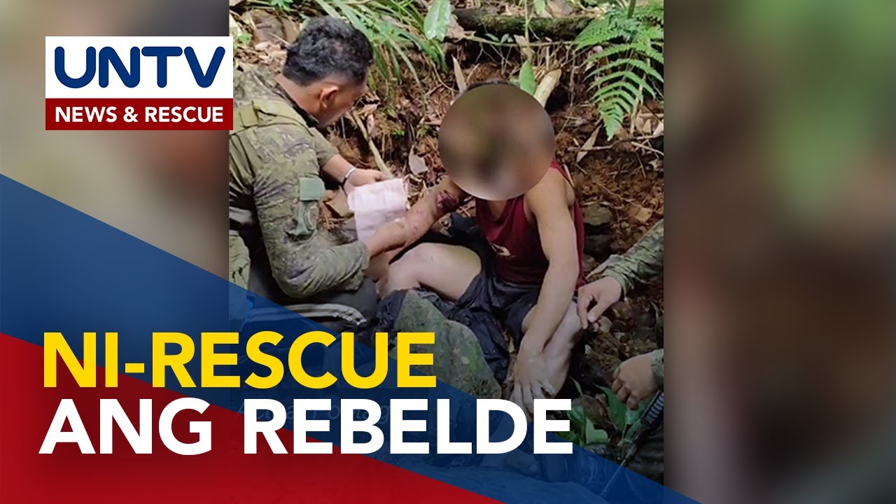 Umano’y miyembro ng NPA na sugatan at inabandona ng kasamahan, ni-rescue ng PH Army