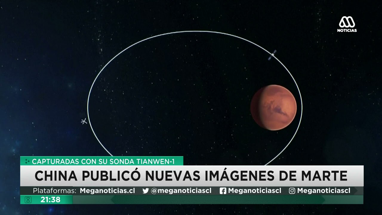 China publica nuevas im&aacute;genes de Marte con sonda Tianwen-1