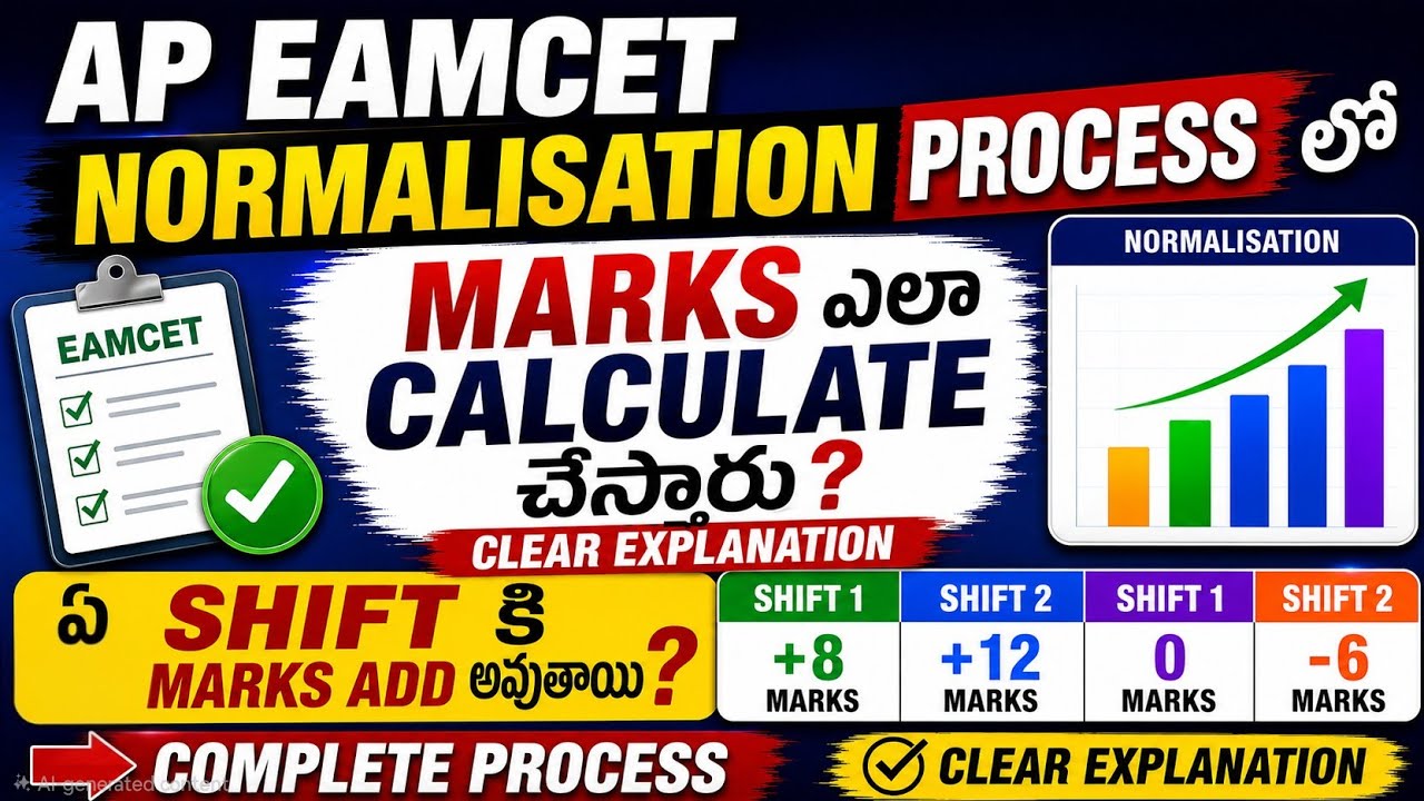 Ap Eamcet Normalisation Process లో Marks ఎలా Calculate చేస్తారు |Ap Eamcet Normalisation process |