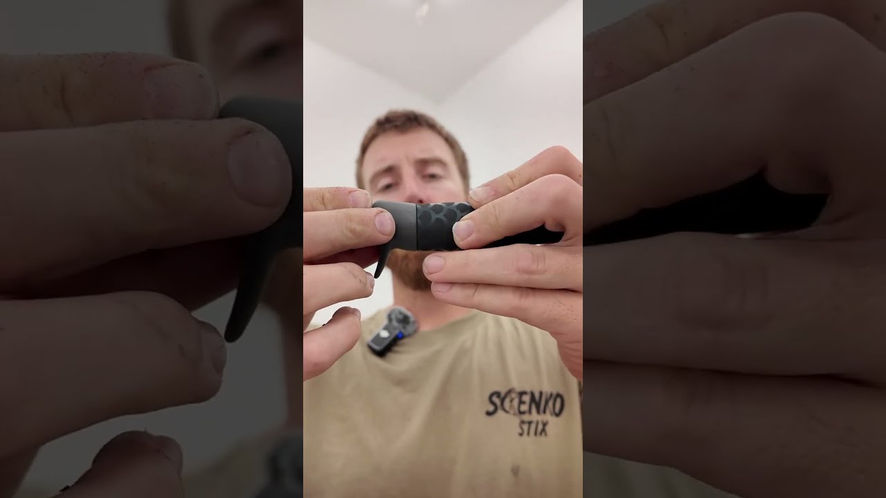 Adding heat shrink to an EVA grip on a custom rod