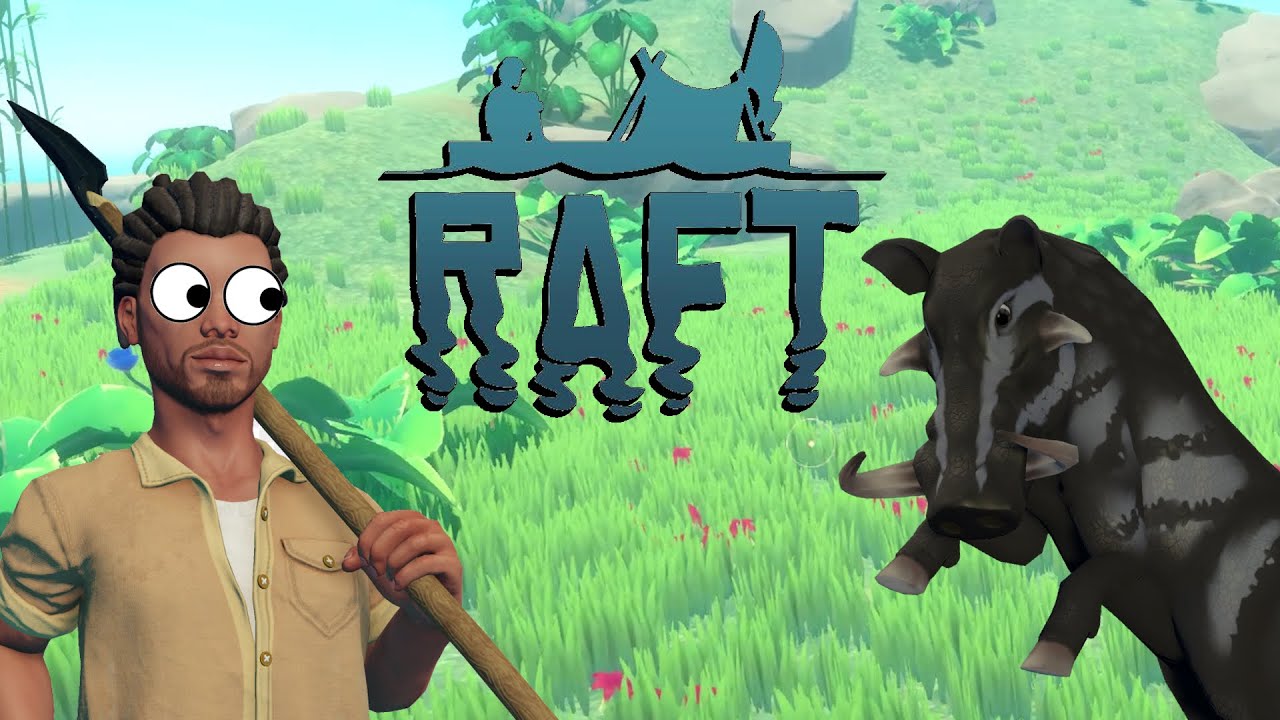 Getting ATTACKED By WARTHOGS In RAFT?!?! (Raft Gameplay | Episode 3 | w/@CoolboyeOG @Julesruins)