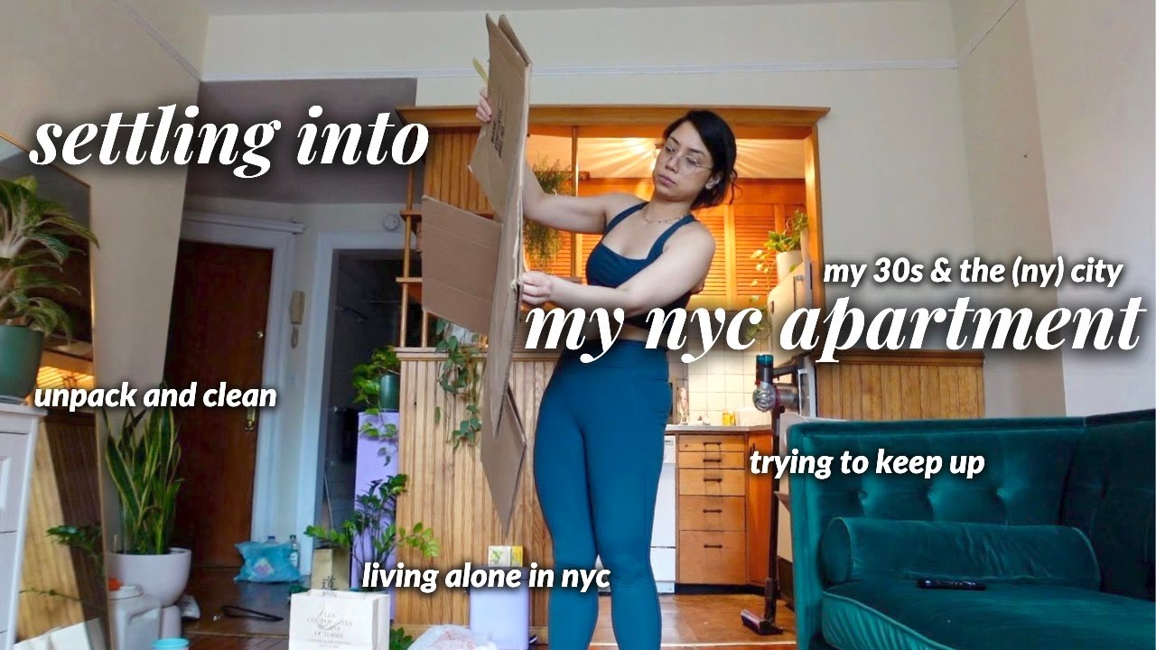 SETTLING INTO MY NEW YORK CITY APARTMENT // struggling to keep up, unpacking & cleaning, errands