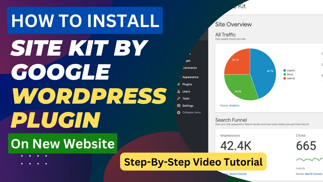 Как настроить плагин Site Kit от Google WordPress для подключения Analytics, Search Console и AdS...