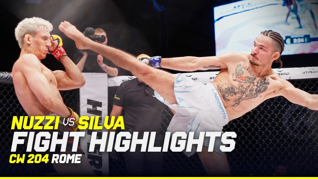 PAINFUL LOW BLOW 😫 | Francesco Nuzzi vs. Manoel Silva | CW 204 Rome Fight Highlights